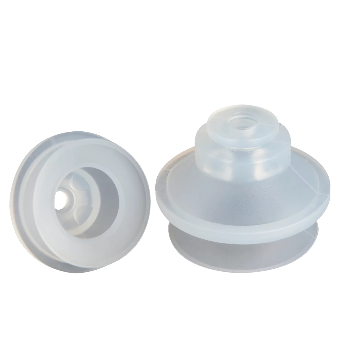 23.030.037.2 Bellows vacuum cup diam. 30 mm (1.5 bellows) silicone transparent