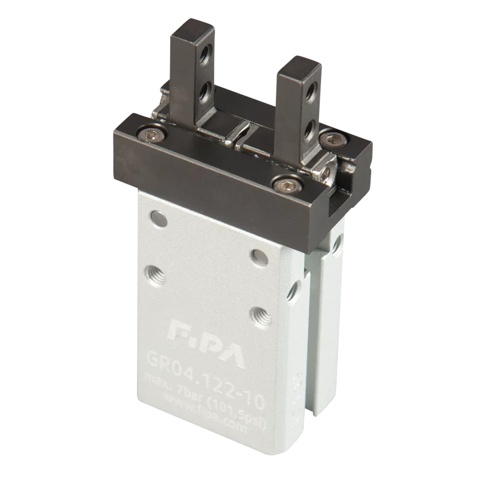 GR04.122-10 2-finger parallel gripper, double acting closing force at 5 bar 16 N