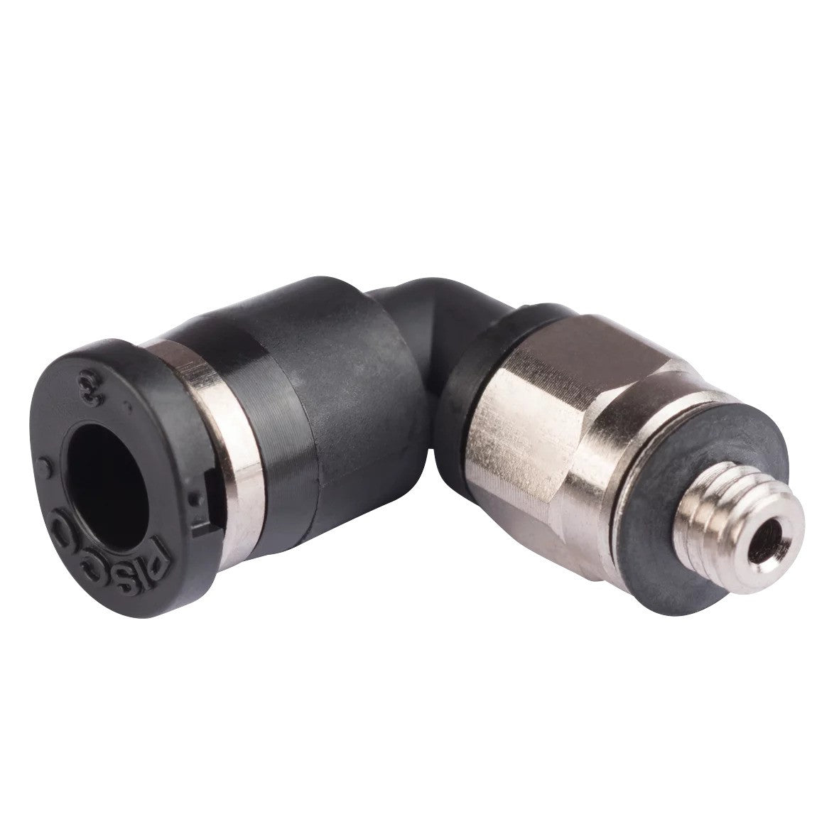 30.952 Elbow screw fitting Da: 4 mm, M3-male