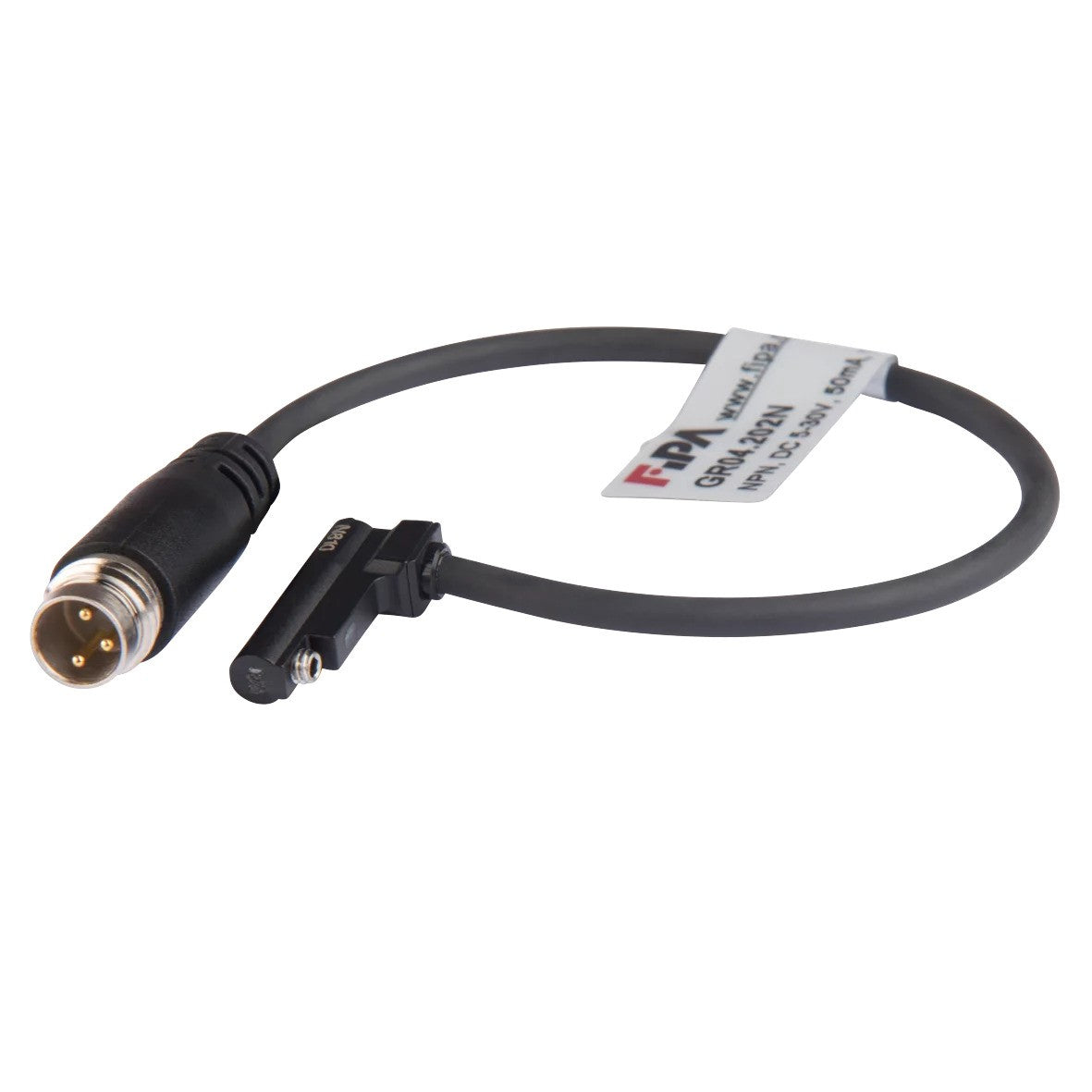 GR04.202N Magnetic sensor NPN, NO, C-slot, 90° angled M8-connector, 3-pin, 0.1 m