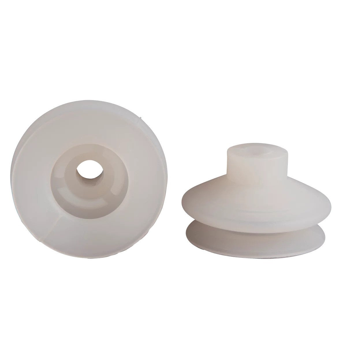 23.043.096.2 Bellows suction cup diam. 43 mm (1.5 bellows) silicone transparent