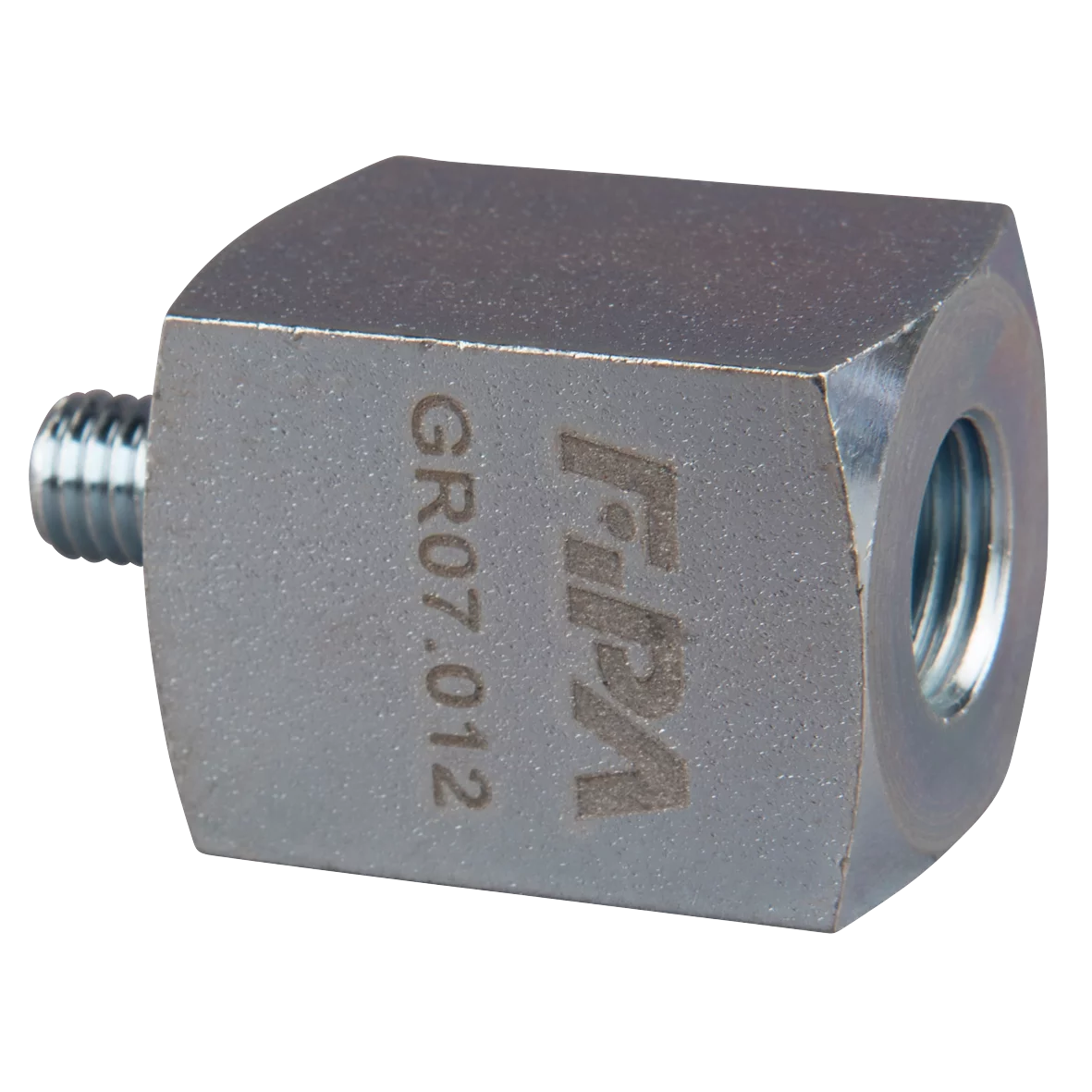 GR07.012 Elbow connector AG – SZ-WAA steel nickel-plated