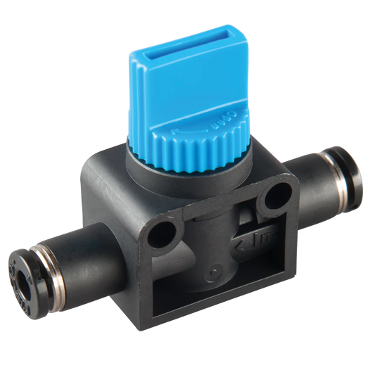 33.000 3/2-way manual shut-off valve Da: 4 mm (2x)