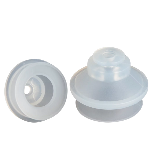 23.030.037.2 Bellows vacuum cup diam. 30 mm (1.5 bellows) silicone transparent