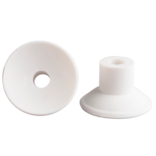 112.030.052.2 Flat vacuum cup diam. 30 mm silicone white