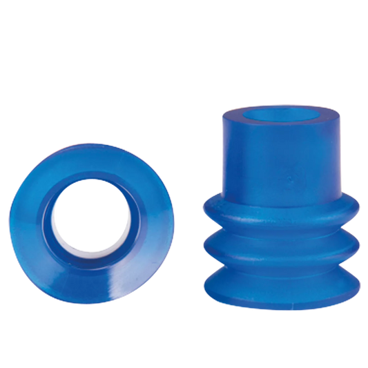 21.023.066.V Bellows suction cup diam. 23 mm vinyl blue (2.5 bellows) vinyl blue
