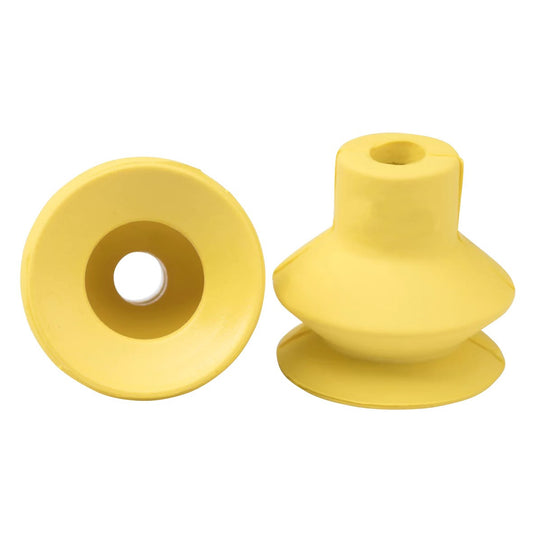 23.011.008.14/2 Bellows vacuum cup diam. 12 mm (1.5 bellows) HNBR yellow