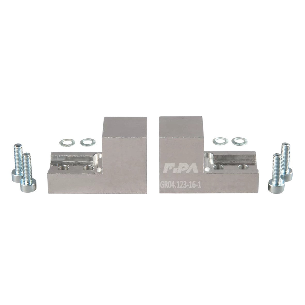 GR04.123-16-1 Base jaws for angular grippers length 31.5 mm, width 20.5 mm, aluminum