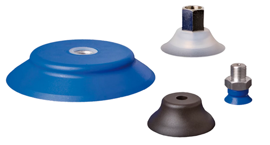 102.050.065.5 Flat suction cup diam. 50 mm PUR blue