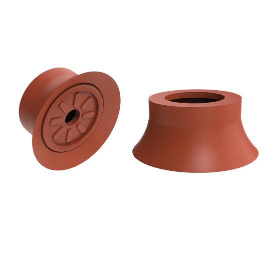 102.070.234.13RB Flat suction cup diam. 70 mm SBR brown