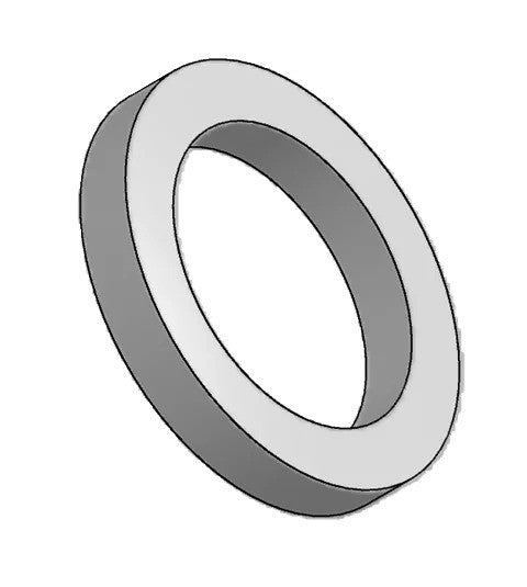 78.011 Fitting ring TPU D1: 14 mm, D2: 9.7 mm, H: 1.9 mm