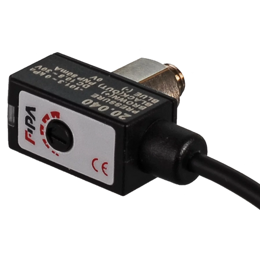 20.040 Digital mini-vacuum switch measurement range: 0 to -1 bar